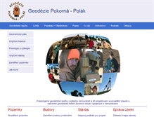 Tablet Screenshot of geodeziepp.cz